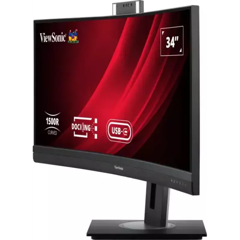 Viewsonic VG3457CV kompiuterio monitorius 86,4 cm (34 colių) 3440 x 1440 pikselių „UltraWide Quad HD“ LED juodas