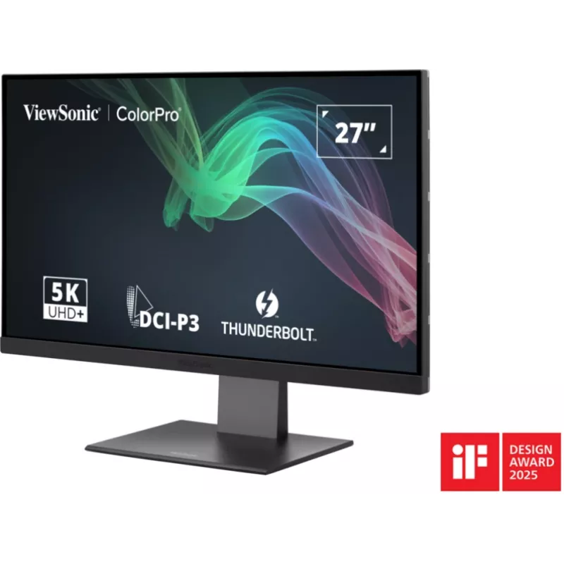 Viewsonic VP2788-5K kompiuterio monitorius 68,6 cm (27 colių) 5120 x 2880 pikselių 5K Ultra HD LED juodas