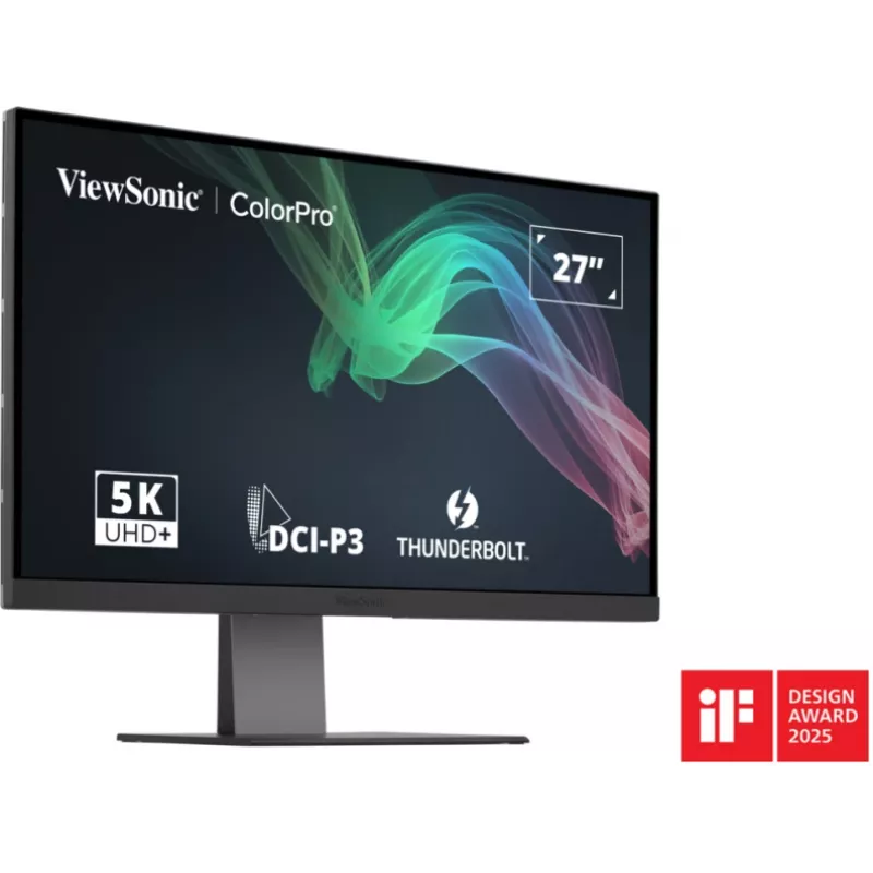 Viewsonic VP2788-5K kompiuterio monitorius 68,6 cm (27 colių) 5120 x 2880 pikselių 5K Ultra HD LED juodas
