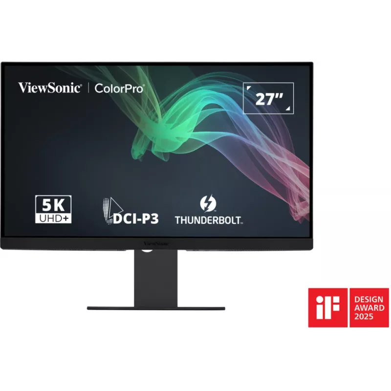 Viewsonic VP2788-5K kompiuterio monitorius 68,6 cm (27 colių) 5120 x 2880 pikselių 5K Ultra HD LED juodas