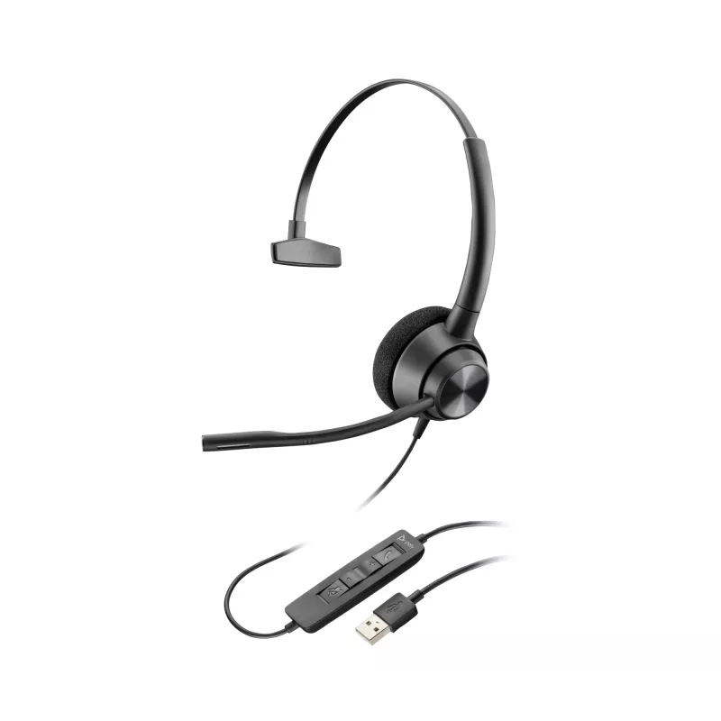 HP Poly EncorePro 310 monofoninis USB-A ausinių komplektas TAA