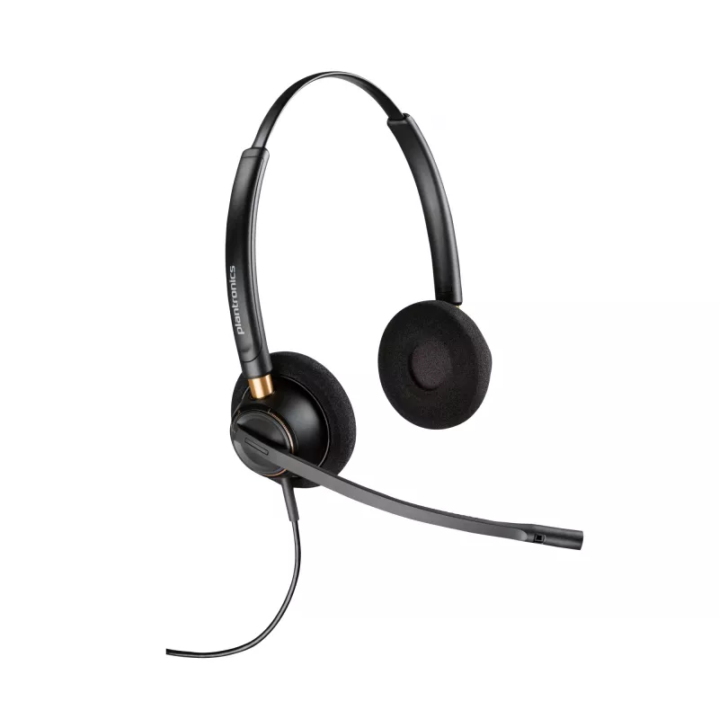 HP Poly EncorePro 520D su Quick Disconnect Binaural skaitmeninės ausinės TAA