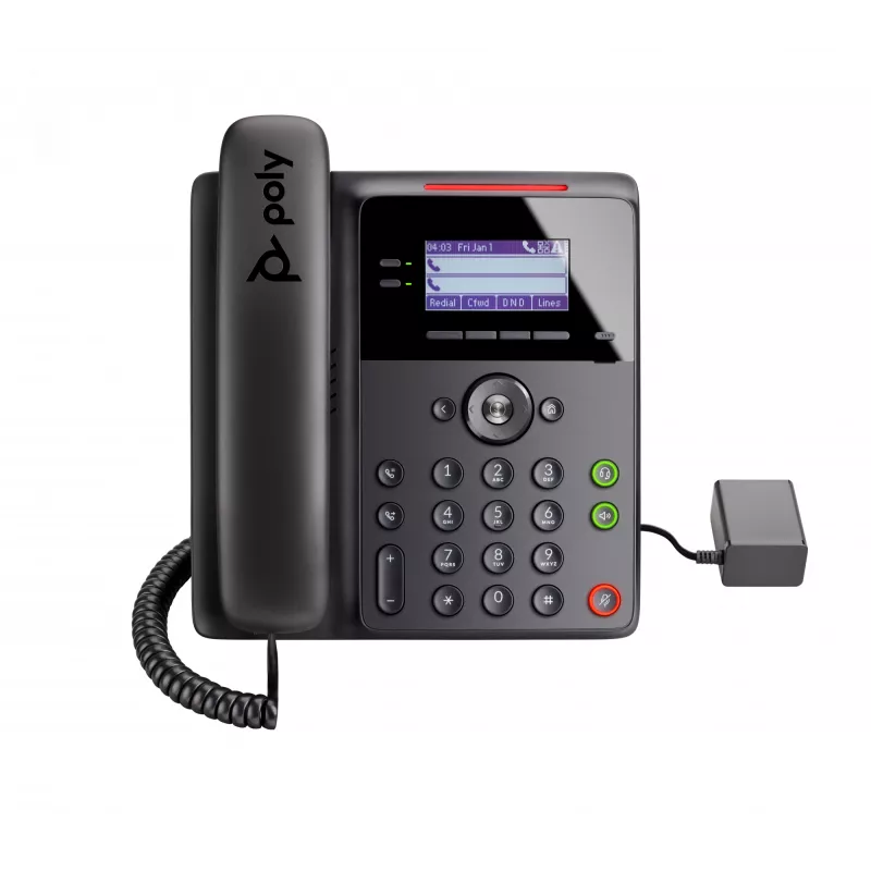 IP Phone POLY Edge B10/20/30 Power Supply 5V/1A Wired Handset