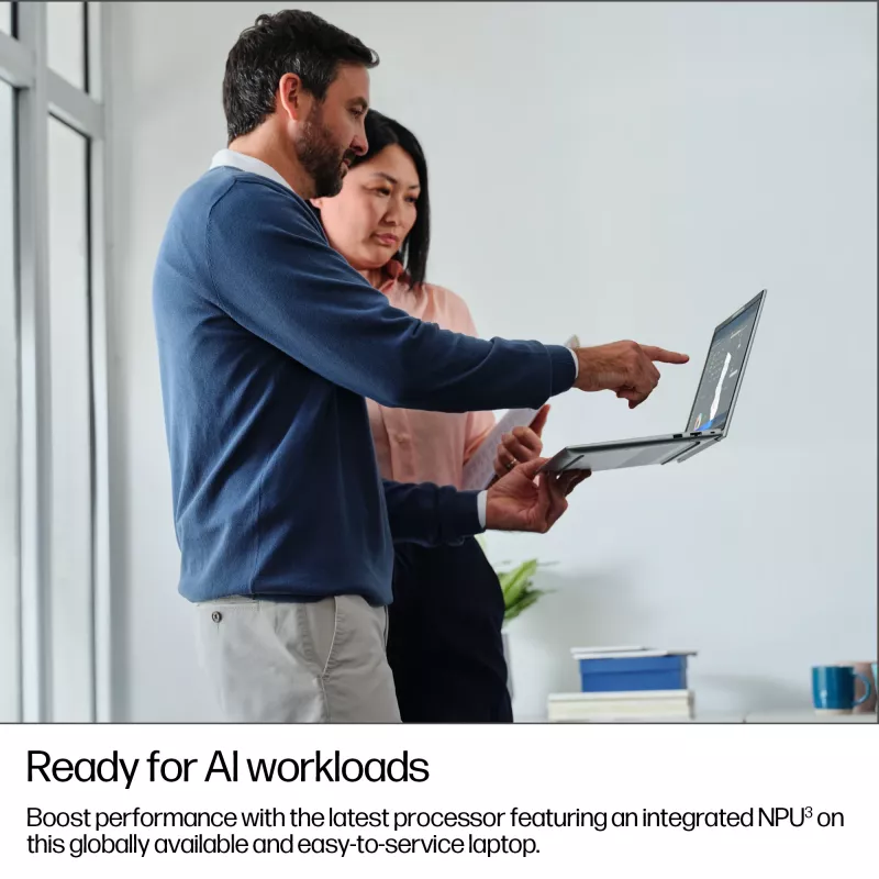 HP EliteBook 6 G1a AI PC AMD Ryzen™ 5 230 nešiojamas kompiuteris 40,6 cm (16 colių) WUXGA 16 GB DDR5-SDRAM Wi-Fi 7 (802.11be) Windows 11 Pro sidabrinis
