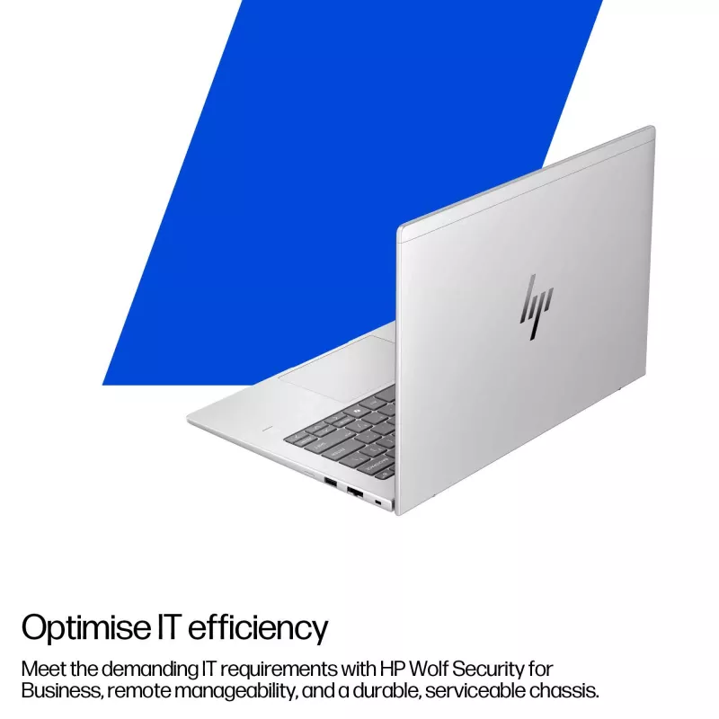 HP EliteBook 6 G1a AI PC AMD Ryzen™ 5 230 nešiojamas kompiuteris 40,6 cm (16 colių) WUXGA 16 GB DDR5-SDRAM Wi-Fi 7 (802.11be) Windows 11 Pro sidabrinis