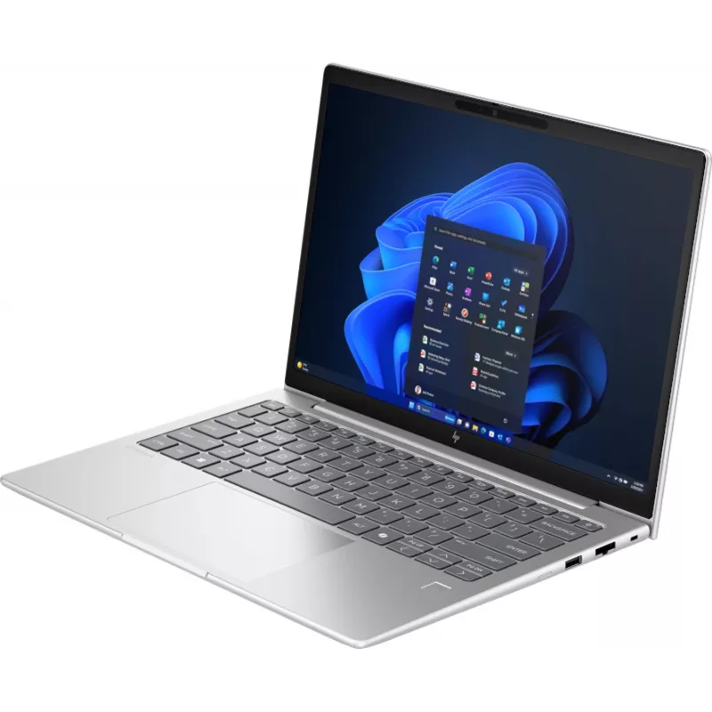 HP EliteBook 6 G1i AI PC Intel Core Ultra 7 255U nešiojamas kompiuteris 33,8 cm (13,3 colio) WUXGA 32 GB DDR5-SDRAM „Wi-Fi 7“ (802.11be) „Windows 11 Pro“ sidabrinis