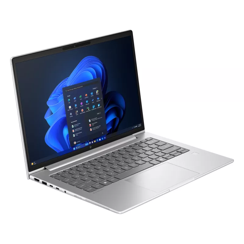 HP EliteBook 6 G1i AI Intel Core Ultra 5 225U nešiojamas kompiuteris 35,6 cm (14 colių) WUXGA 16 GB DDR5-SDRAM „Wi-Fi 7“ (802.11be) „Windows 11 Pro“ AI kompiuteris sidabrinis