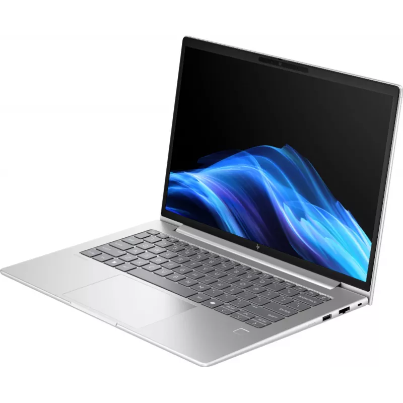 HP EliteBook 6 G1i AI Intel Core Ultra 7 255U nešiojamas kompiuteris 35,6 cm (14 colių) WUXGA 32 GB DDR5-SDRAM Wi-Fi 7 (802.11be) Windows 11 Pro AI PC sidabrinis