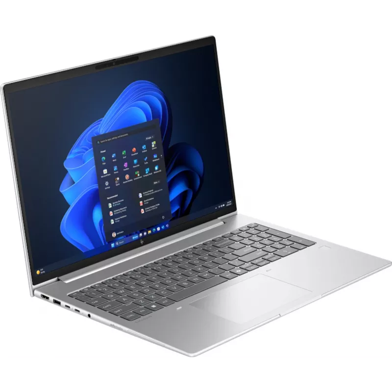 HP EliteBook 6 G1i AI Intel Core Ultra 5 225U nešiojamas kompiuteris 40,6 cm (16 colių) WUXGA 16 GB DDR5-SDRAM „Wi-Fi 7“ (802.11be) „Windows 11 Pro“ AI kompiuteris sidabrinis