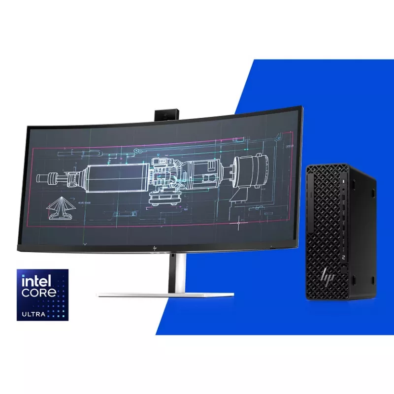 HP Z2 SFF G1i Intel Core Ultra 7 265K 32 GB DDR5-SDRAM NVIDIA RTX A400 Windows 11 Pro darbo stotis, AI darbo stotis, AI kompiuteris