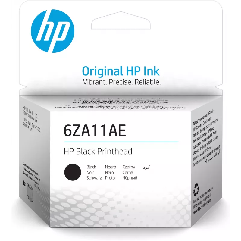 HP 6ZA11AE juodas spausdinimo galvutė