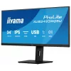 Kompiuterio monitorius IIYAMA ProLite XUB3493WQSU-B6 34 colių 3440×1440 UltraWide QHD IPS LED, 1 ms, USB 3.2 šakotuvas, garsiakalbiai, VESA, aukščio reguliavimas