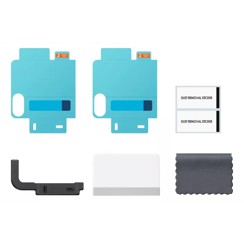 Samsung neatspindinti plėvelė, Samsung, Galaxy Z Flip7, skaidri, 2 vnt.