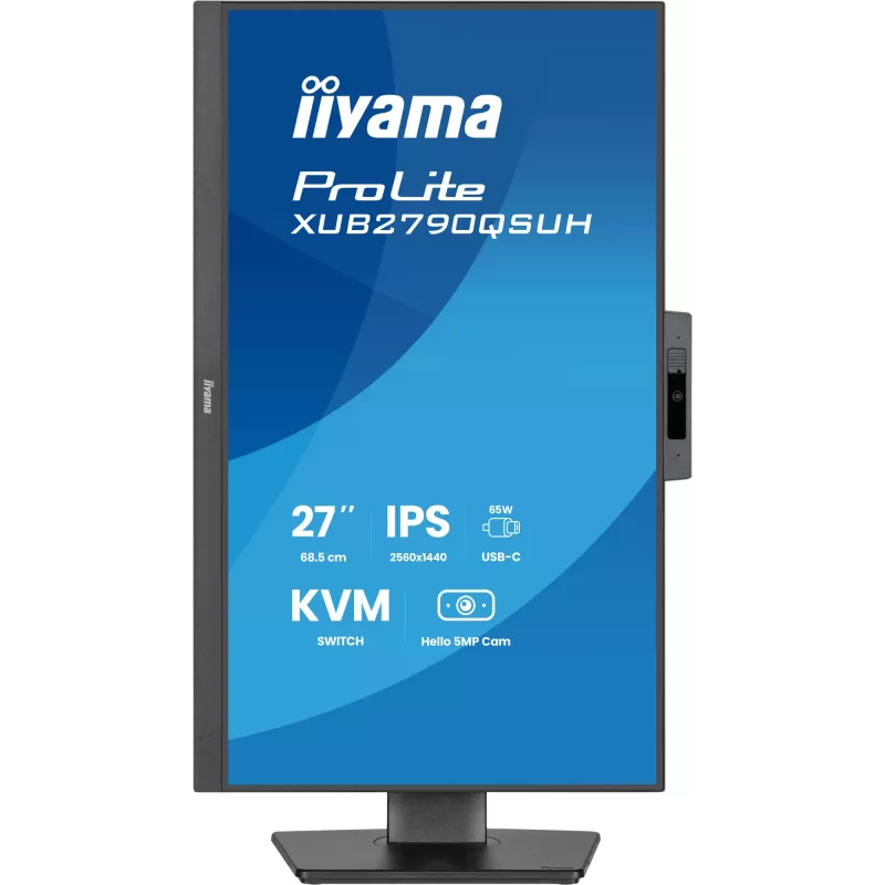 iiyama ProLite XUB2790QSUH-B2 kompiuterio monitorius 68,6 cm (27 col.) 2560 x 1440 pikselių Quad HD LED juodas