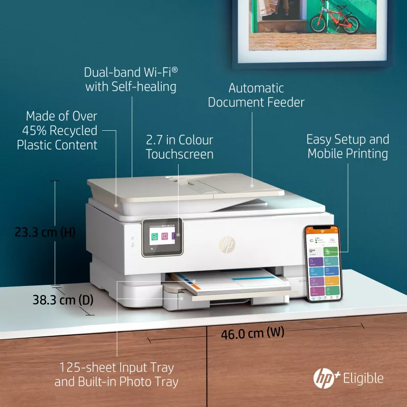 HP ENVY Inspire 7920e belaidis daugiafunkcis spalvotas spausdintuvas, Instant Ink; kopijavimo aparatas, skaitytuvas