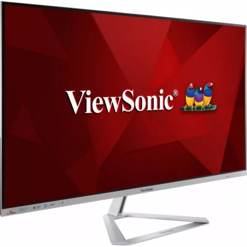 Viewsonic VX Series VX3276-MHD-3 kompiuterio monitorius 81,3 cm (32 colių) 1920 x 1080 pikselių Full HD LED sidabrinis