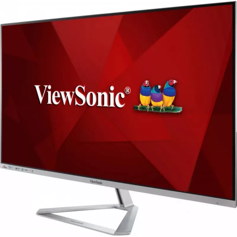 Viewsonic VX Series VX3276-MHD-3 kompiuterio monitorius 81,3 cm (32 colių) 1920 x 1080 pikselių Full HD LED sidabrinis