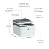 Spausdintuvas HP LaserJet Pro 3002dn Laser Grey White