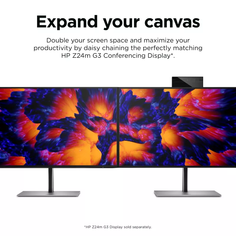 HP Z24q G3 QHD ekranas, 60,5 cm (23,8 colio), 2560 x 1440 pikselių, Quad HD, LCD, 5 ms, sidabrinis