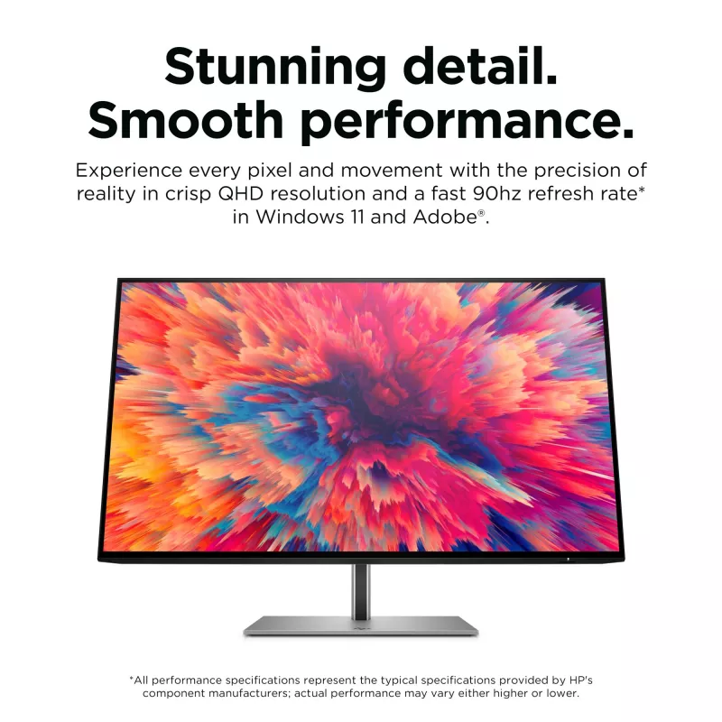 HP Z24q G3 QHD ekranas, 60,5 cm (23,8 colio), 2560 x 1440 pikselių, Quad HD, LCD, 5 ms, sidabrinis