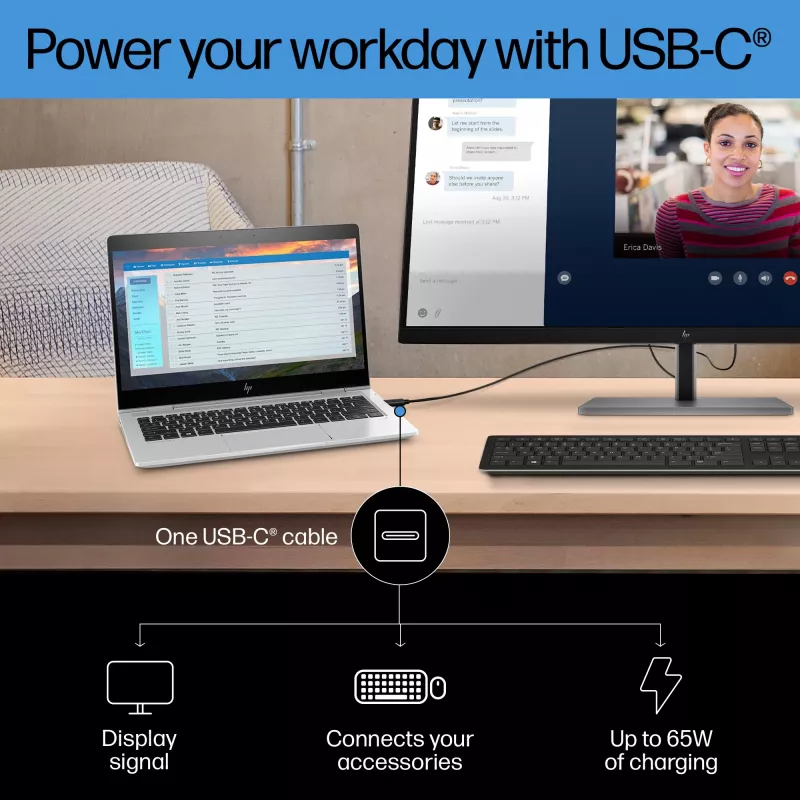Monitorius HP E32k G5 31,5 colio 4K Ultra HD LCD 3840 x 2160