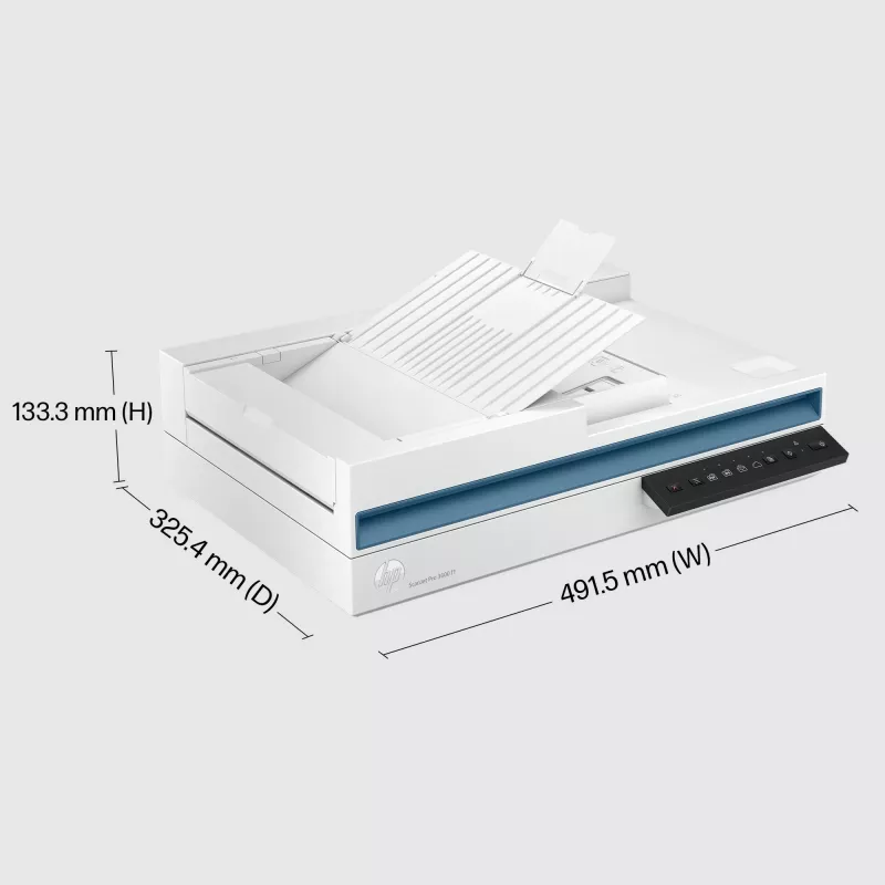 HP Scanjet Pro 3600 f1 plokščiasis ir ADF skaitytuvas 1200 x 1200 DPI A4 Baltas