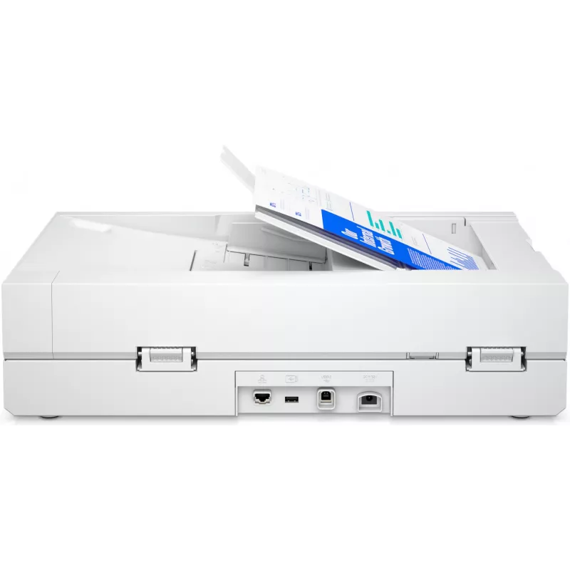 HP Scanjet Pro N4600 fnw1 plokščiasis ir ADF skaitytuvas 1200 x 1200 DPI A5 Baltas