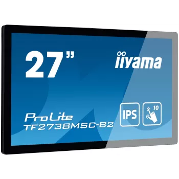 iiyama ProLite TF2738MSC-B2 kompiuterio monitorius 68,6 cm (27 colių) 1920 x 1080 pikselių Full HD LED jutiklinis ekranas Multi-user Juoda