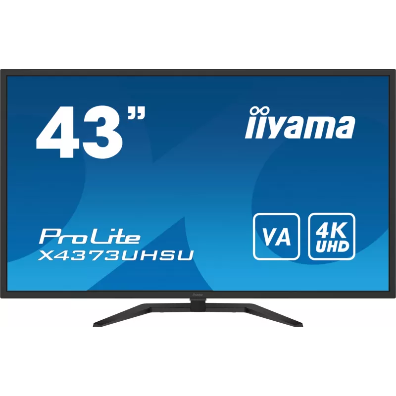iiyama ProLite X4373UHSU-B1 kompiuterio monitorius 108 cm (42,5 colio) 3840 x 2160 pikselių 4K Ultra HD juodas