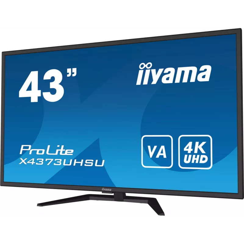 iiyama ProLite X4373UHSU-B1 kompiuterio monitorius 108 cm (42,5 colio) 3840 x 2160 pikselių 4K Ultra HD juodas