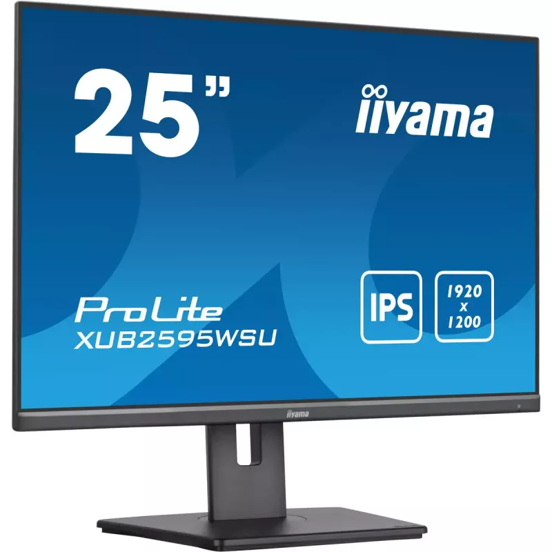 iiyama ProLite XUB2595WSU-B5 kompiuterio monitorius 63,5 cm (25 col.) 1920 x 1200 pikselių WUXGA LED juodas