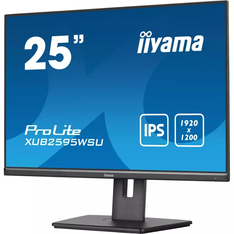 iiyama ProLite XUB2595WSU-B5 kompiuterio monitorius 63,5 cm (25 col.) 1920 x 1200 pikselių WUXGA LED juodas