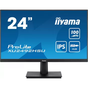 iiyama ProLite XU2492HSU-B6 kompiuterio monitorius 60,5 cm (23,8 colio) 1920 x 1080 pikselių Full HD LED juodas