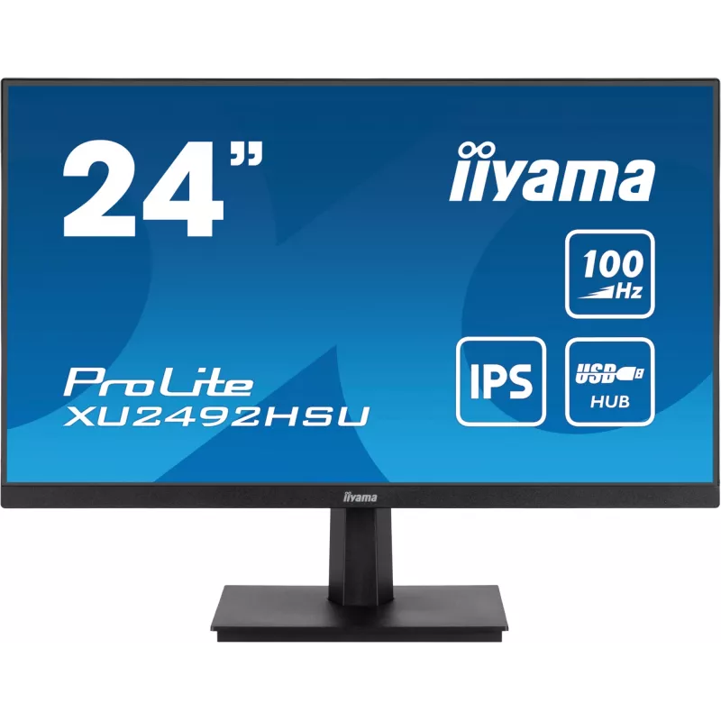 iiyama ProLite XU2492HSU-B6 kompiuterio monitorius 60,5 cm (23,8 colio) 1920 x 1080 pikselių Full HD LED juodas