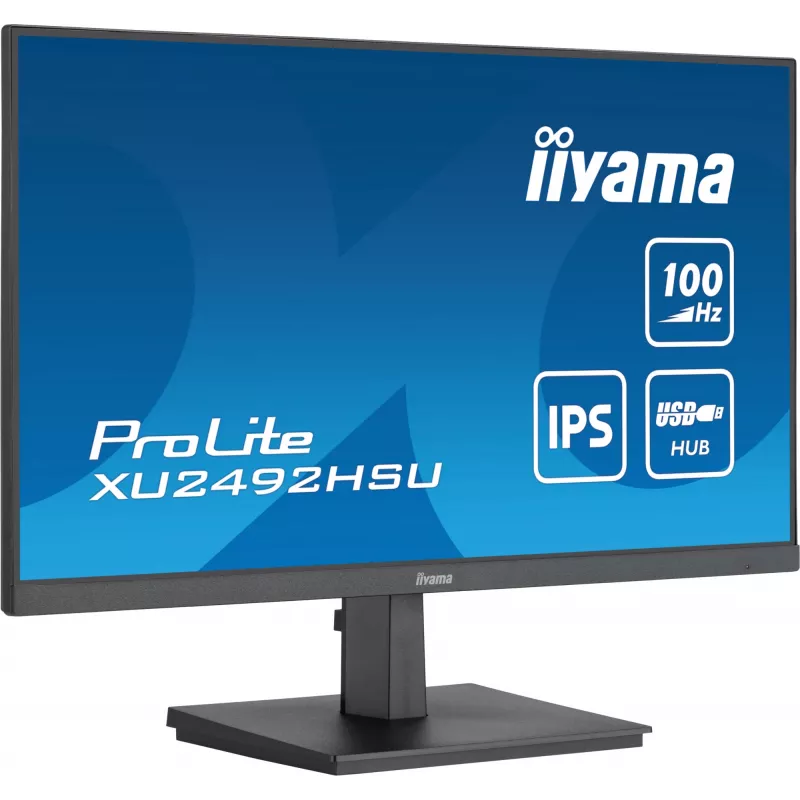 iiyama ProLite XU2492HSU-B6 kompiuterio monitorius 60,5 cm (23,8 colio) 1920 x 1080 pikselių Full HD LED juodas
