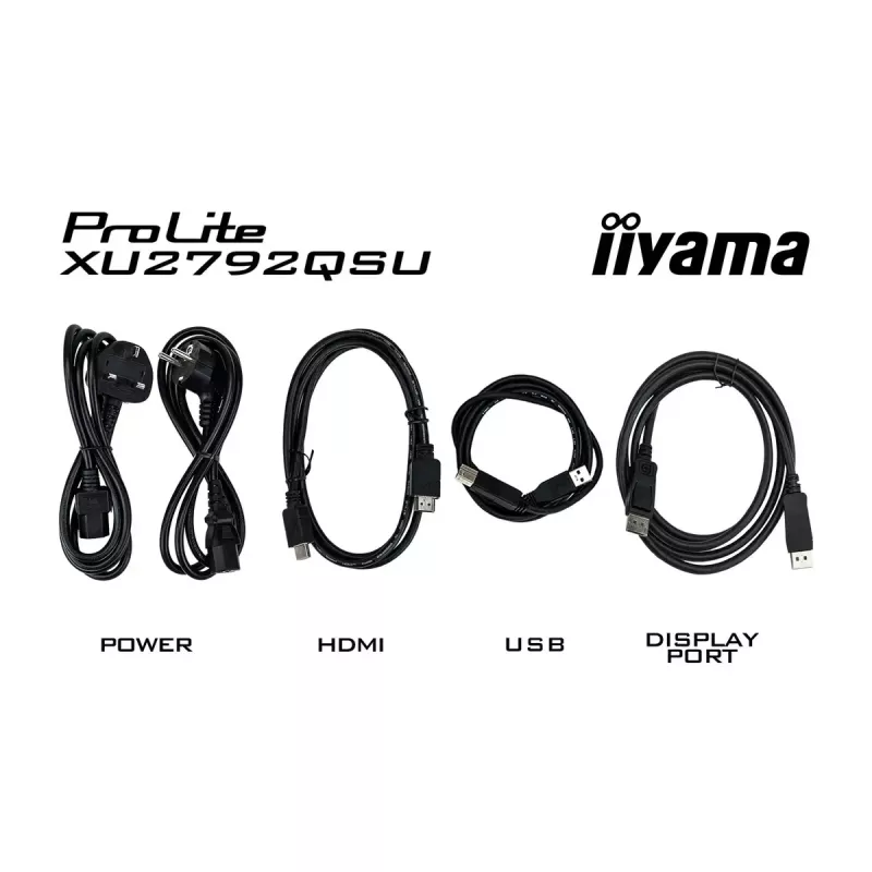 iiyama ProLite kompiuterio monitorius 68,6 cm (27 colių) 2560 x 1440 pikselių Quad HD LED juodas
