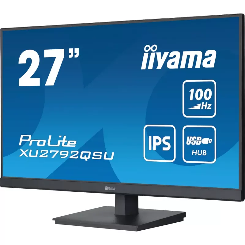 iiyama ProLite kompiuterio monitorius 68,6 cm (27 colių) 2560 x 1440 pikselių Quad HD LED juodas