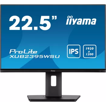 iiyama ProLite XUB2395WSU-B5 kompiuterio monitorius 57,1 cm (22,5 col.) 1920 x 1200 pikselių WUXGA LED juodas