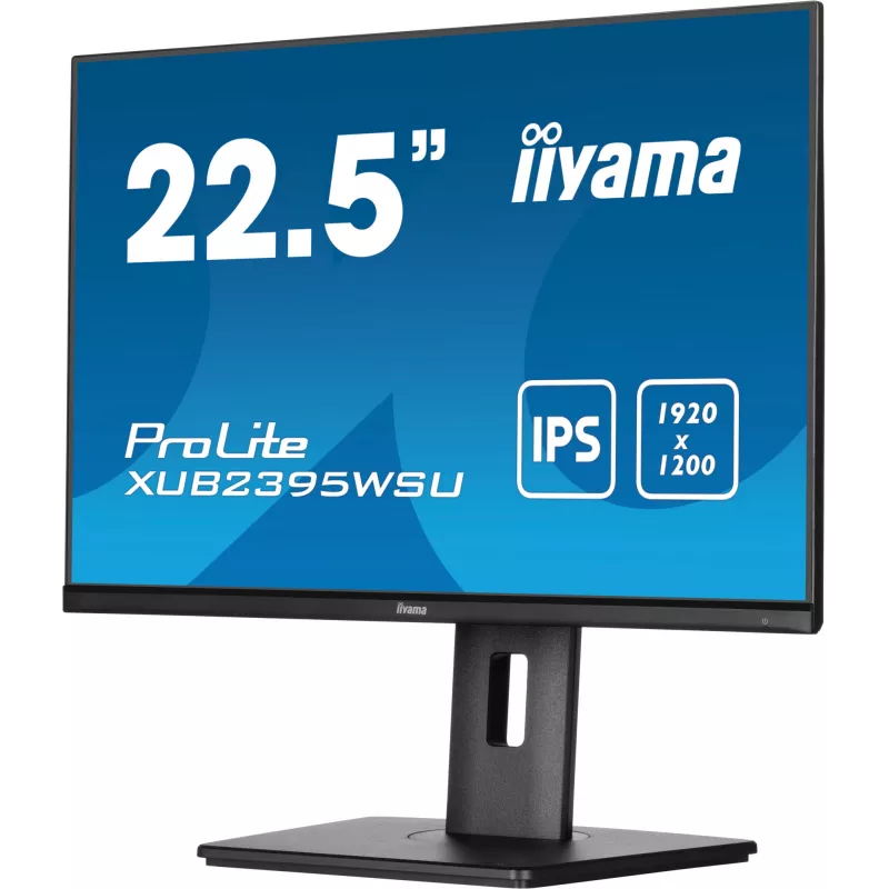 iiyama ProLite XUB2395WSU-B5 kompiuterio monitorius 57,1 cm (22,5 col.) 1920 x 1200 pikselių WUXGA LED juodas