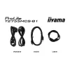 iiyama ProLite T2755MSC-B1 kompiuterio monitorius 68,6 cm (27 colių) 1920 x 1080 pikselių Full HD LED liečiamasis ekranas Stalviršinis Juodas