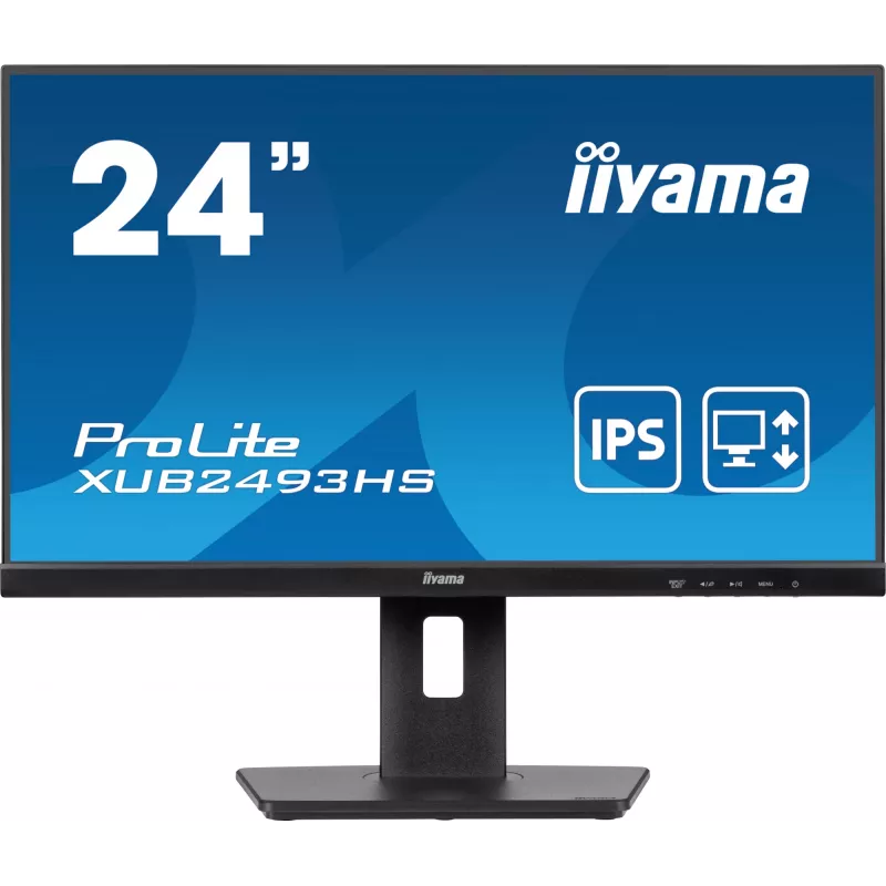 iiyama ProLite XUB2493HS-B6 kompiuterio monitorius 60,5 cm (23,8 colio) 1920 x 1080 pikselių Full HD LED juodas