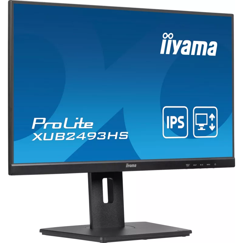 iiyama ProLite XUB2493HS-B6 kompiuterio monitorius 60,5 cm (23,8 colio) 1920 x 1080 pikselių Full HD LED juodas