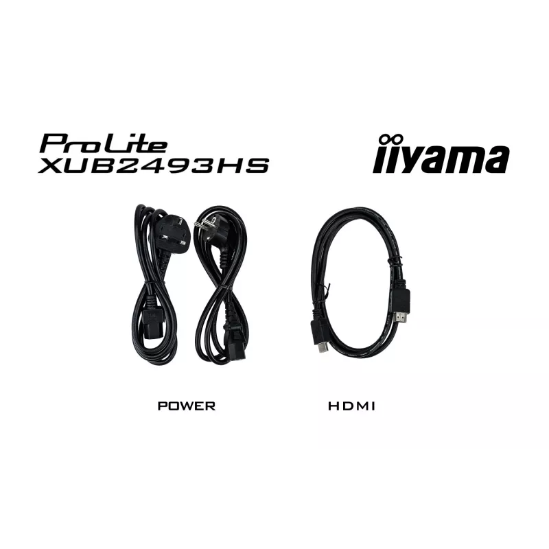 iiyama ProLite XUB2493HS-B6 kompiuterio monitorius 60,5 cm (23,8 colio) 1920 x 1080 pikselių Full HD LED juodas