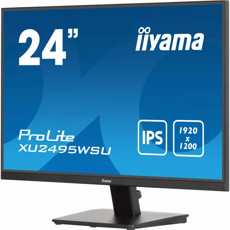 iiyama ProLite XU2495WSU-B7 kompiuterio monitorius 61 cm (24 col.) 1920 x 1200 pikselių WUXGA LED juodas
