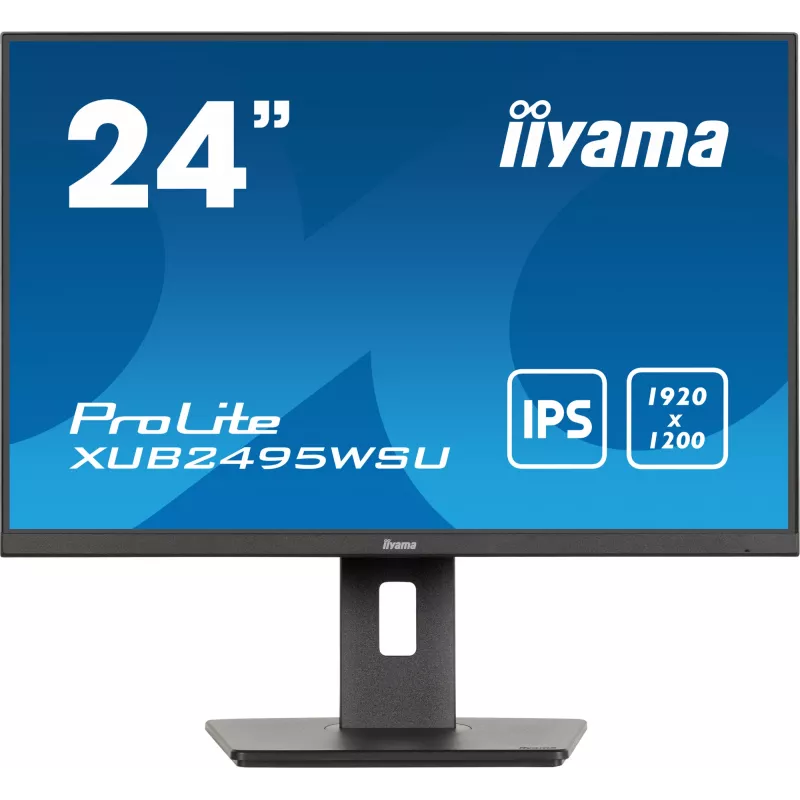 iiyama ProLite XUB2495WSU-B7 kompiuterio monitorius 61,2 cm (24,1 colio) 1920 x 1200 pikselių WUXGA LED juodas