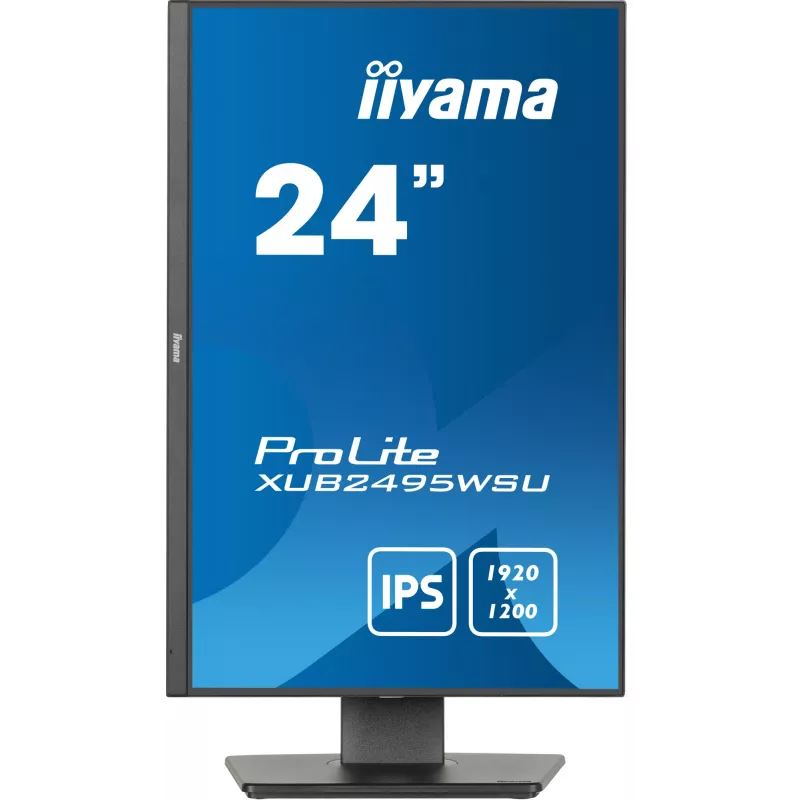 iiyama ProLite XUB2495WSU-B7 kompiuterio monitorius 61,2 cm (24,1 colio) 1920 x 1200 pikselių WUXGA LED juodas