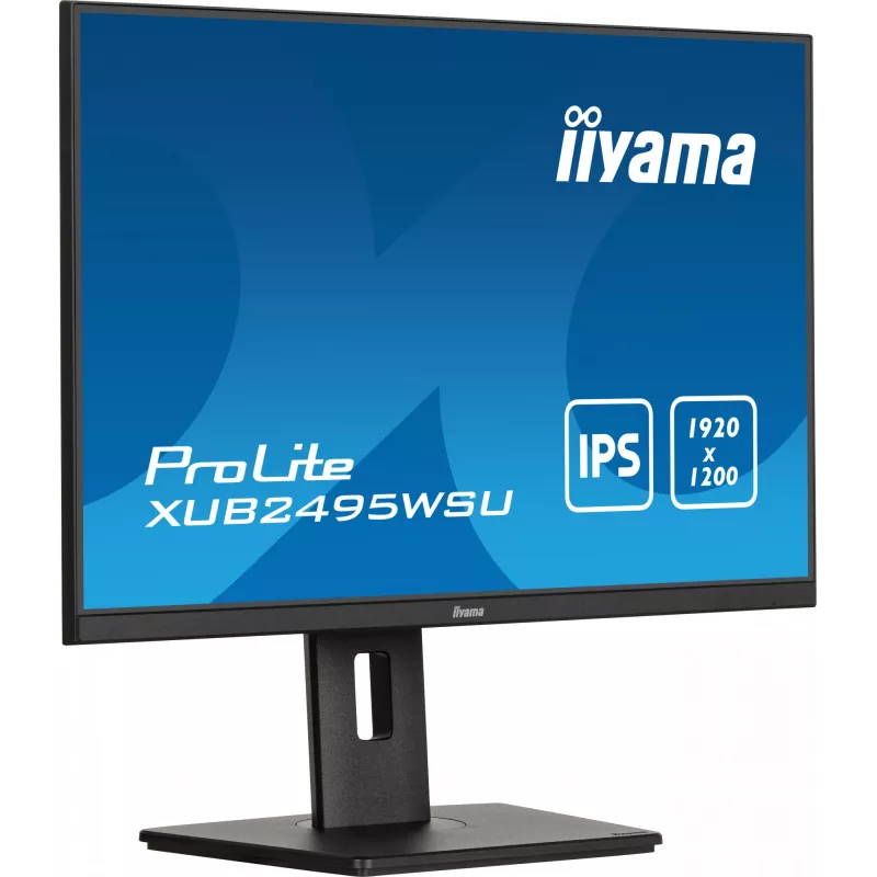 iiyama ProLite XUB2495WSU-B7 kompiuterio monitorius 61,2 cm (24,1 colio) 1920 x 1200 pikselių WUXGA LED juodas