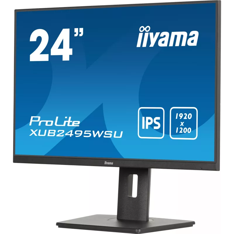 iiyama ProLite XUB2495WSU-B7 kompiuterio monitorius 61,2 cm (24,1 colio) 1920 x 1200 pikselių WUXGA LED juodas
