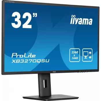 iiyama ProLite XB3270QSU-B1 kompiuterio monitorius 80 cm (31,5 col.) 2560 x 1440 pikselių Quad HD LED juodas