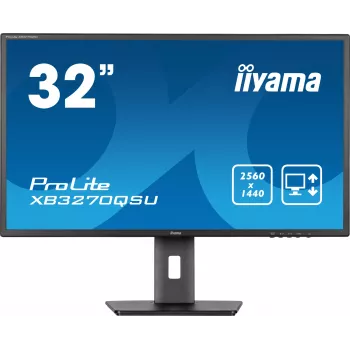 iiyama ProLite XB3270QSU-B1 kompiuterio monitorius 80 cm (31,5 col.) 2560 x 1440 pikselių Quad HD LED juodas